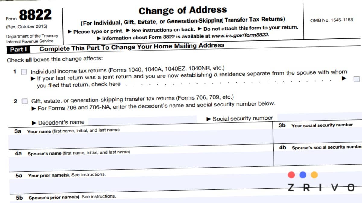 8822 B Fillable Form - Printable Forms Free Online