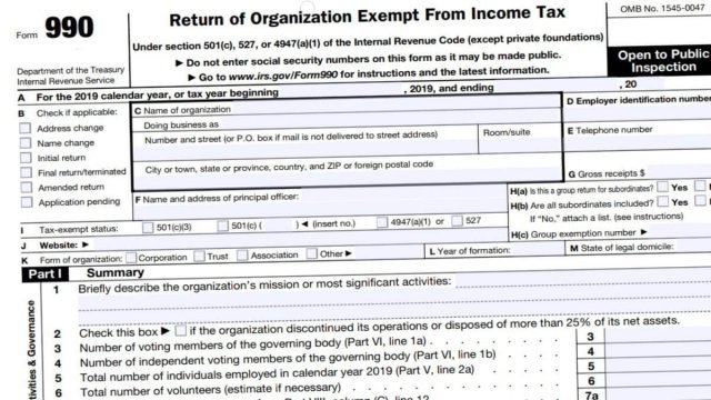 990 Form 2023 - 2024