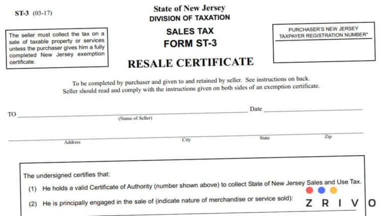 Nj St3 Fillable Form Printable Forms Free Online