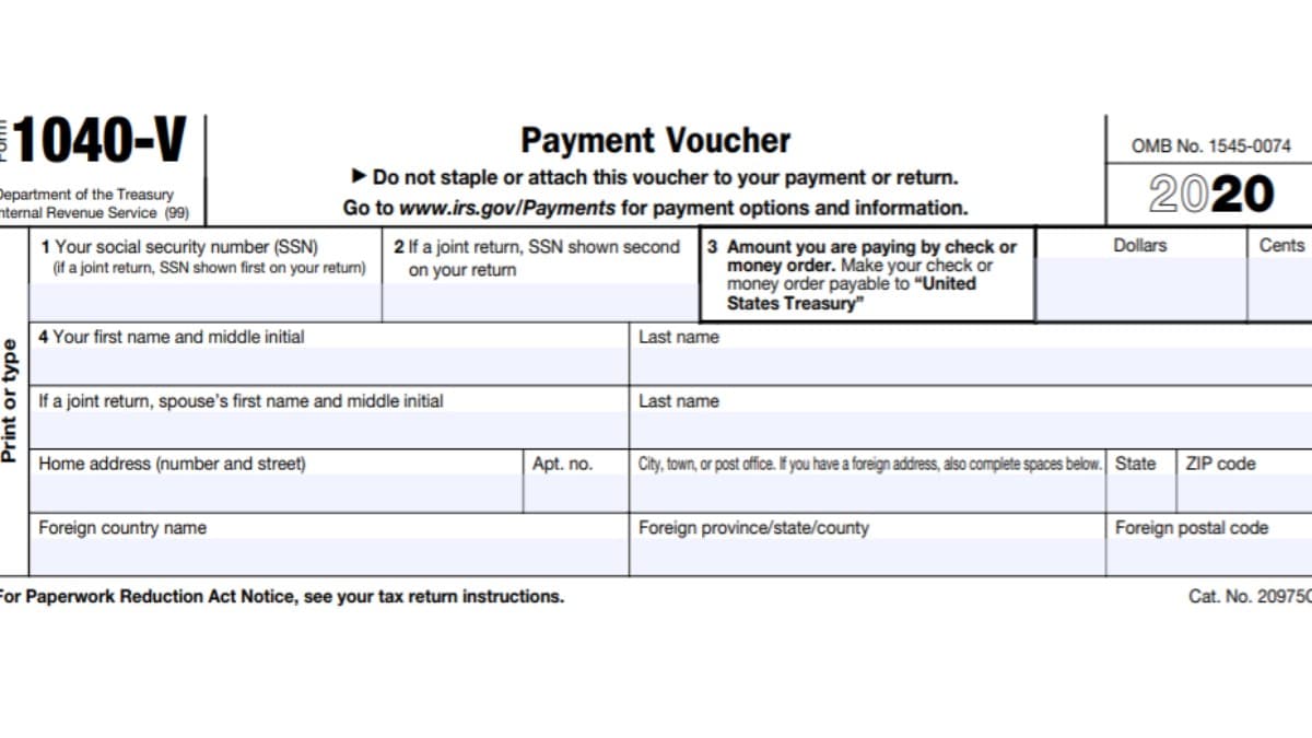 2024 Form 1040Es Payment Voucher 4 Gilda Julissa