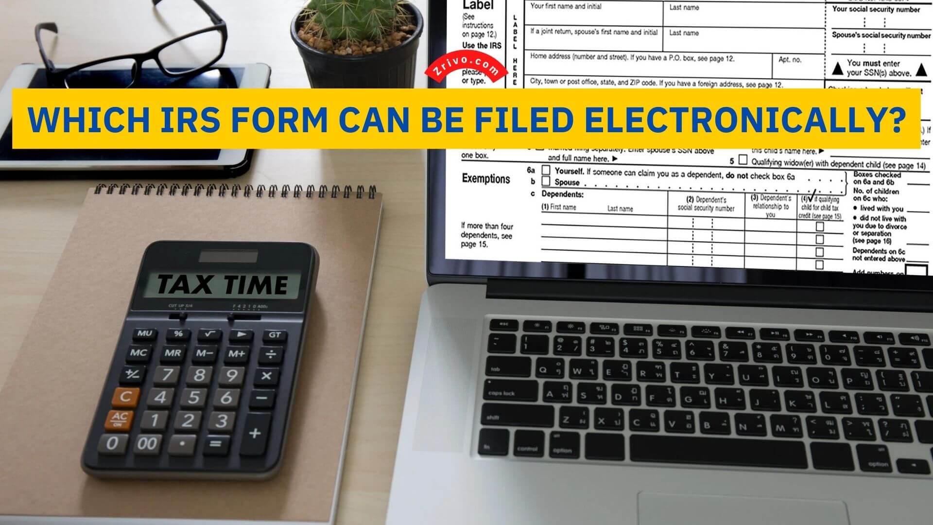 Which IRS Form Can Be Filed Electronically 