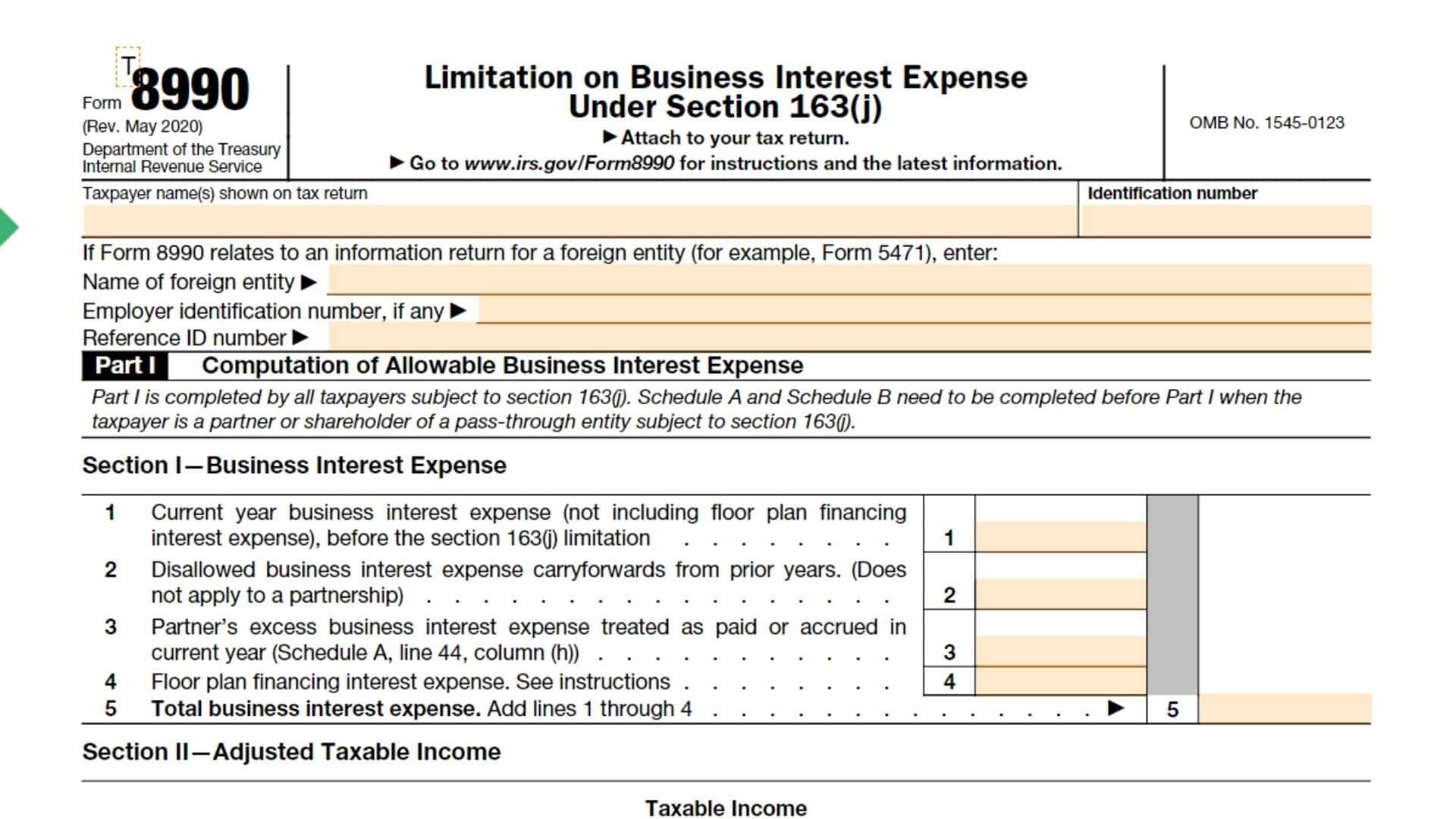 Form 8990 Instructions 2023 - 2024