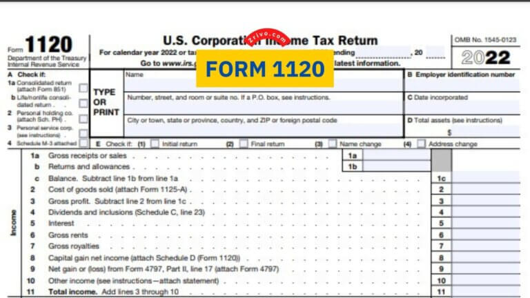 Form 1120 2024 - 2025