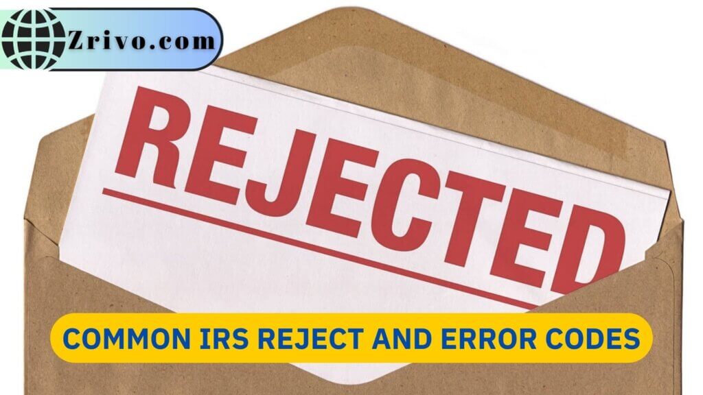 common-irs-reject-and-error-codes