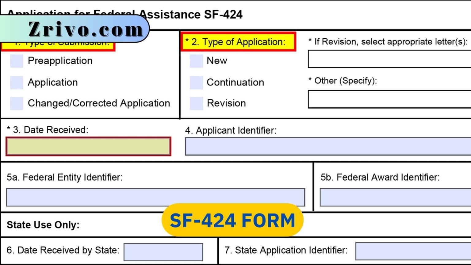 SF-424 Form 2024