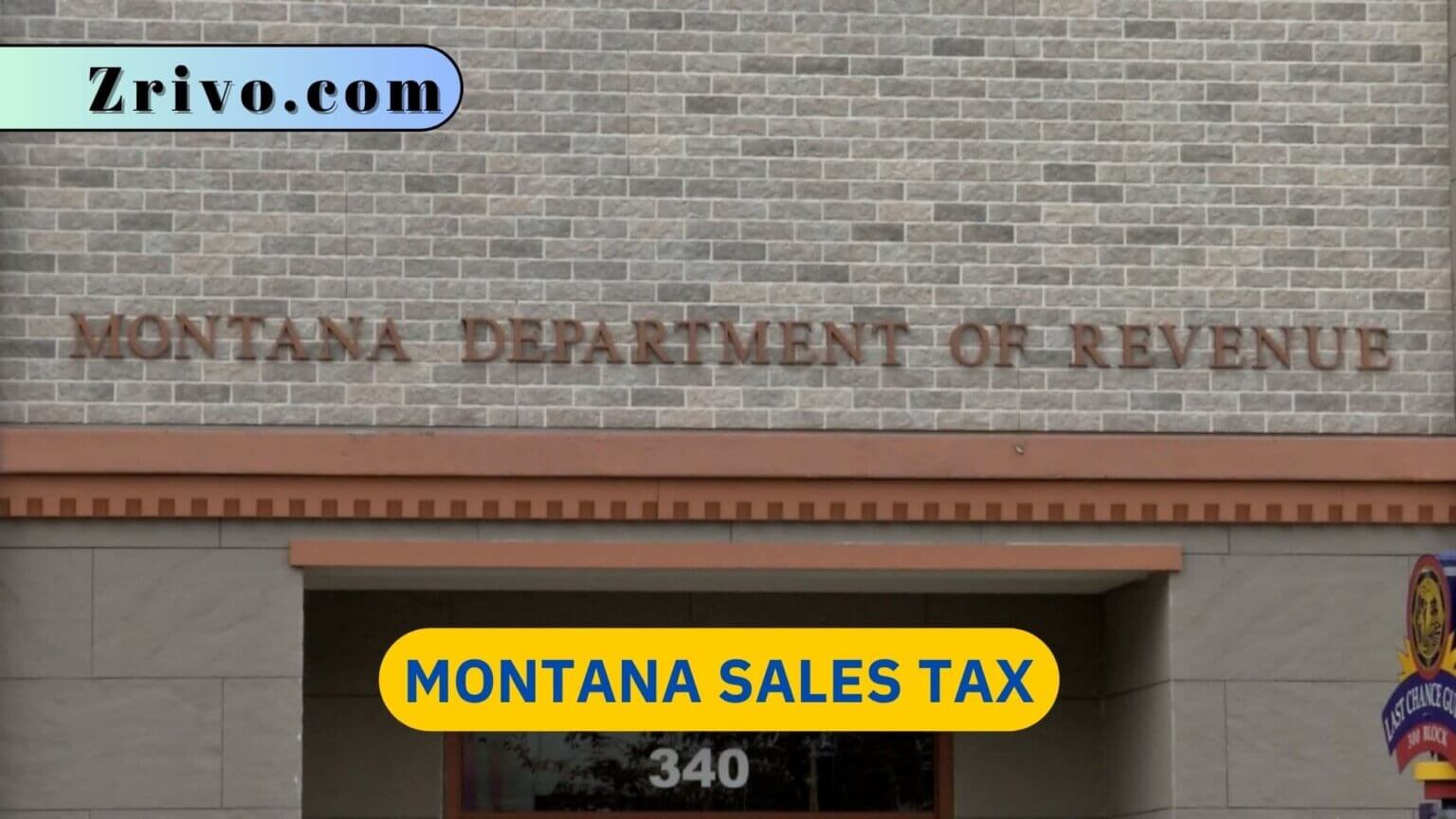 Montana Sales Tax 2023 2024